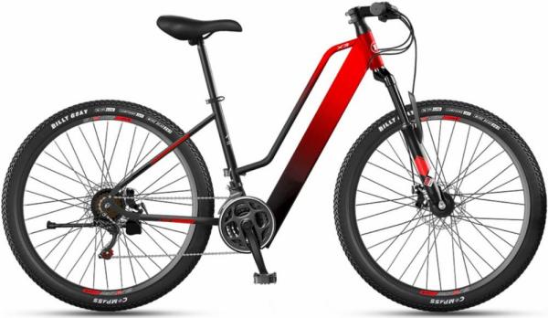 Ladies Lightweight Step Through Ebikes For Seniors High Carbon Steel 36v 350w