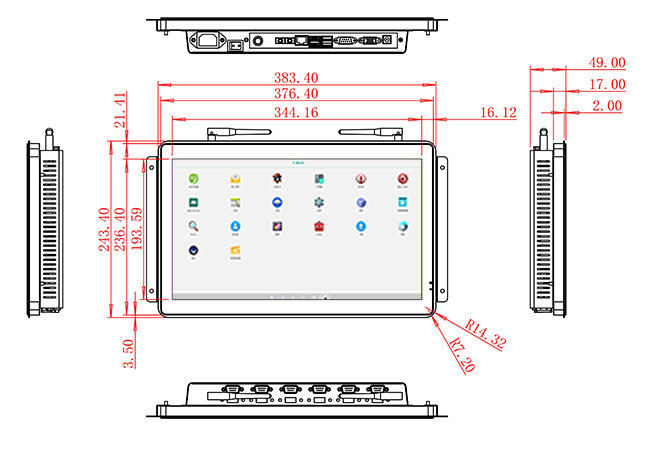 15.6-Inch Android Touch Vision Terminal for Industrial Automation, Smart Retail Systems, Energy Monitoring, and Educational Interfaces