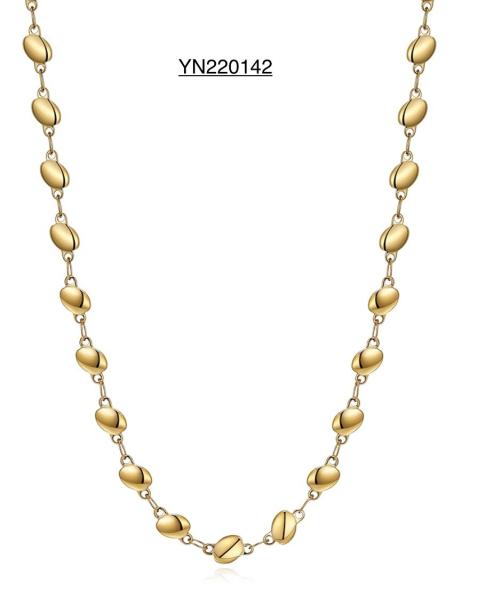 Buy cheap many round fringed shell cross chocker necklace K Gold Stainless Steel Necklace from wholesalers