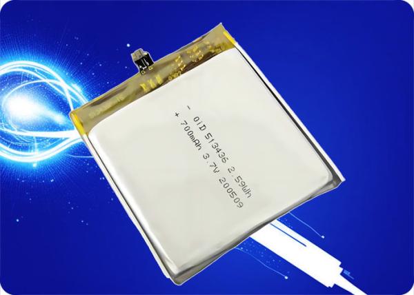 Buy cheap OiD513436N700 3.7V 700mAh 1C Discharge 500 Cycles Li-ion Battery from wholesalers