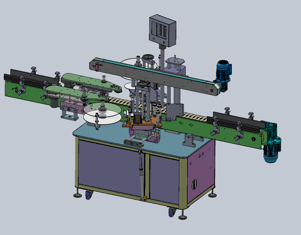 YIMU YM620 2 Sides Labeling Machine Double Side Labeling Machine For Square Bottles