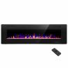Buy cheap 12 Bed Color Mode AJUNION 60 Inch Wall Mounted Silk Screen Printing Electric Fireplace from wholesalers