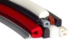 Maintenance Free Silicone Seal Strip , Platinum Cured Silicone Extruded Profiles
