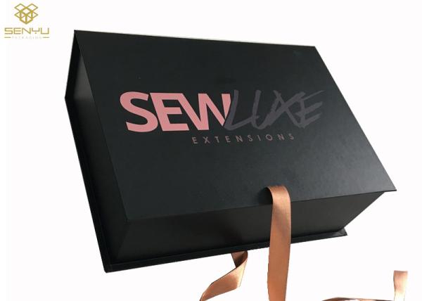 Buy cheap 130g/Sm Decorative Gift Boxes With Ribbon Closure from wholesalers