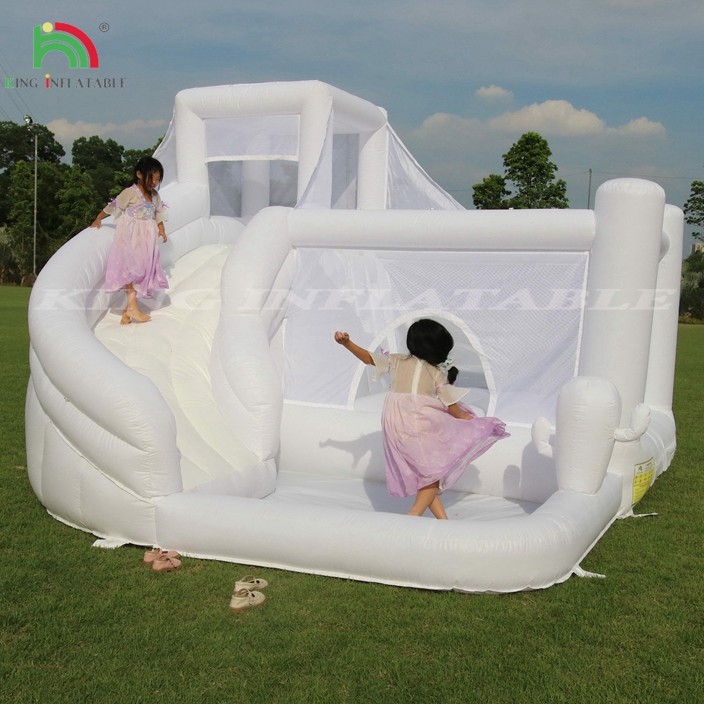 Inflatable Moonwalk Water Jumper Bouncer Moon walk Bouncy Castle Jumping Commercial Rainbow Bounce House Party Rentals
