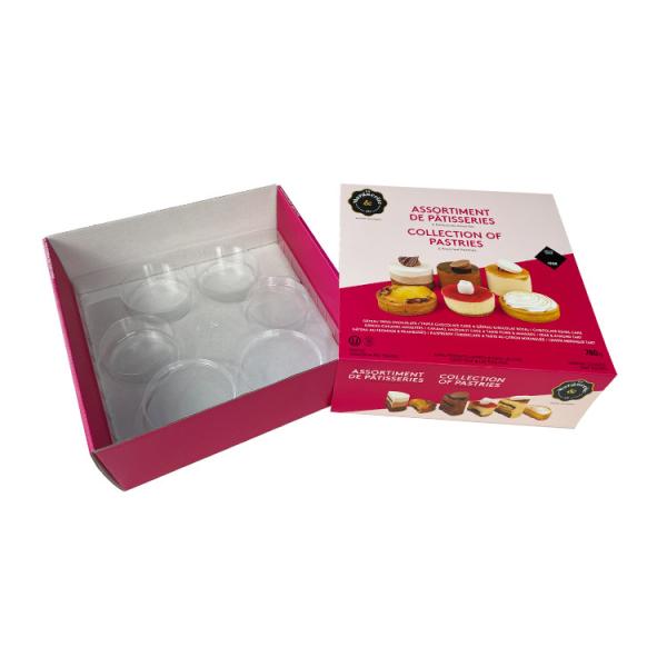 Recycled Material Custom Print Food Grade Cardboard Drawer Packaging for in Cake