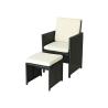 Buy cheap Colourfast Rattan Garden Furniture Sofa Set With Cushion Disassemble Structure from wholesalers
