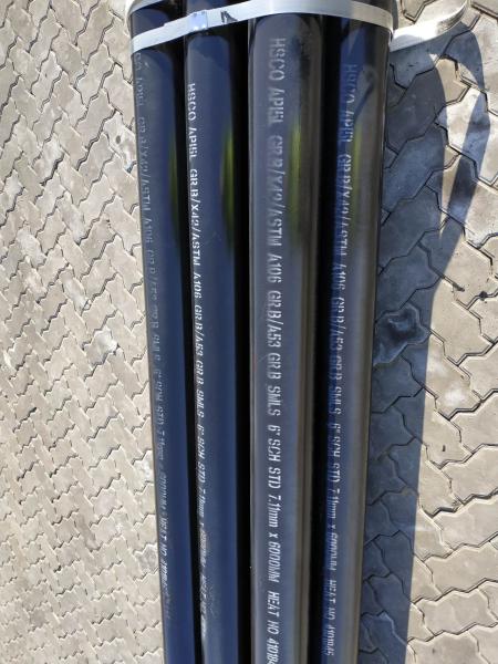 Buy cheap Standard A106 Seamless Steel Pipes Length 12m with SCH40 Wall Thickness from wholesalers