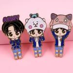Custom Enamel Pins Badges Metal Idol Korea Kpop Lapel Pins