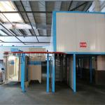 Steel Electrostatic Spraying Assembly Line OEM Power Saving Industrial Powder