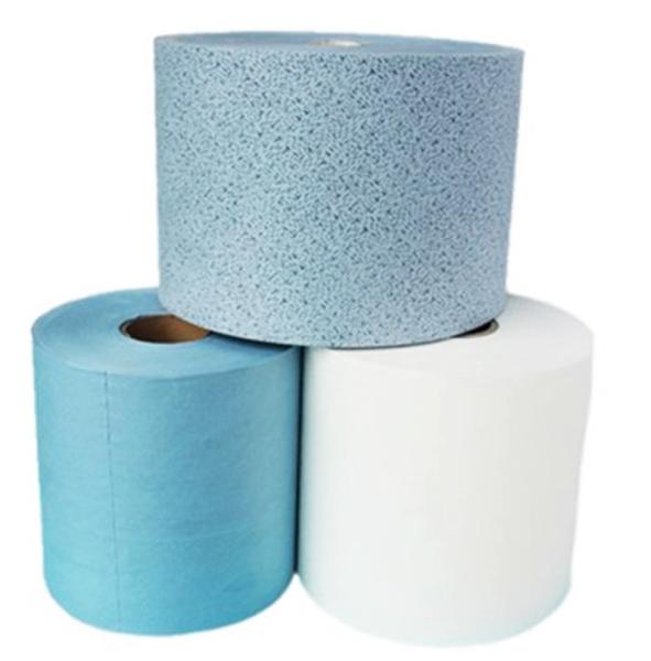 Buy cheap Industrial Polyester Roll Fabric 60GSM 70 Woodpulp 30 PP Material Durable from wholesalers