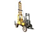 Hydraulic Rotary Portable Water Well Drilling Rig Borehole Trailer Mounted