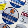 Buy cheap Silver Vinyl Self Adhesive Labels On A Roll 40mm Round Self Stick Labels from wholesalers