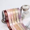 Buy cheap Rose Gold Pink Red 2.5cmX45Y Satin Gift Wrap Ribbon Patterned Grosgrain Ribbon from wholesalers