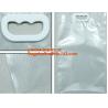 Buy cheap 1 kg 2 kg 5 kg rice packaging bag with handle plastic bags for rice packaging,Eco friendly original square bottom strong from wholesalers