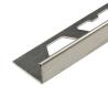 Buy cheap Inlay 0.6mm Stainless Steel Round Edge Tile Trim Flooring Accessories Skirting Board from wholesalers