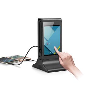 Buy cheap Android 9.0 Desktop LCD Advertising Screen With Cell Phone Charger product