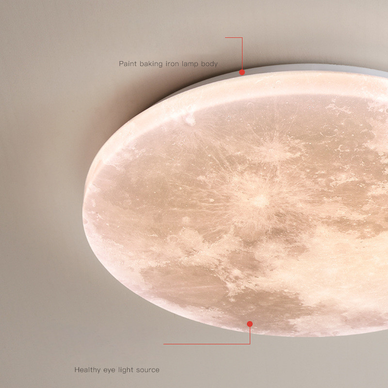 Moon Ceiling lamp Nordic Study Bedroom Lamp Modern Minimalist Children Kids room chandelier(WH-MA-220)