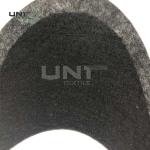 Cotton Canvas Sewing Men Shoulder Pads Eco Friendly Black Color