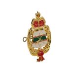 Military High Polished 1" Antique Police Badges Hat Shoulder Chest Badge