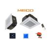 Buy cheap 500CFM Hydronic Heating Fan Coil Units , Chilled Water Cassette Unit 850x850mm Panel from wholesalers