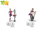 Environmental Protection Public Gym Equipment , Outdoor Park Workout Equipment