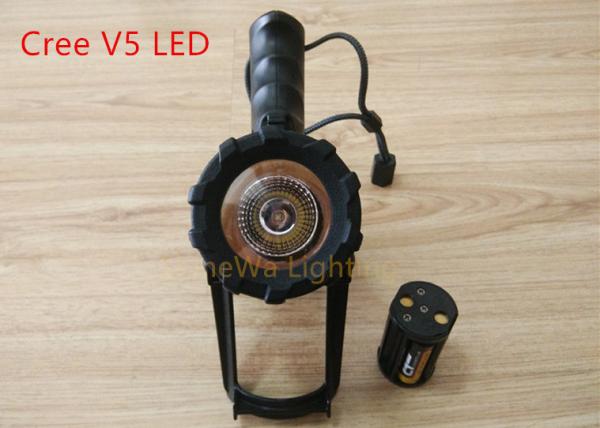 Buy cheap Powerful Battery Powered Handheld Spotlight 120 Degree Adjustable Long Beam Distance from wholesalers