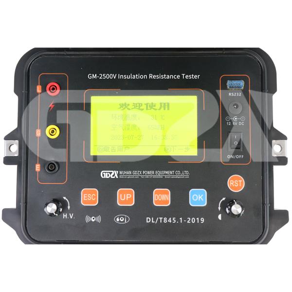 GM-2500 Verified Supplier High Voltage Digital Megohm Meter Controlled By Microcomputer