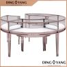Buy cheap Rose Gold Large Circular Jewelry Showcase Display from wholesalers