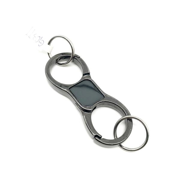 Zinc Alloy Metal Keychain Holder for Durable Payment Term TT and Customized