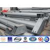 Buy cheap Anti - Ultraviolet 45FT Distribution Galvanized Steel Pole With Cross Arm from wholesalers