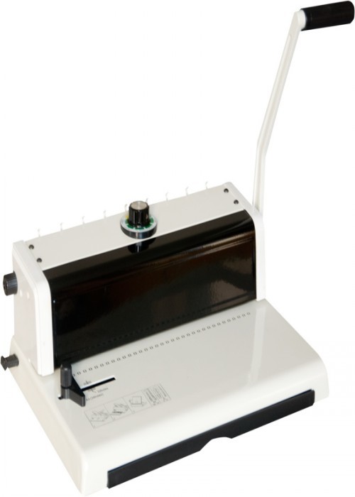 Multi Functional Desktop Wire Comb Press Strip Punching Binding Machine