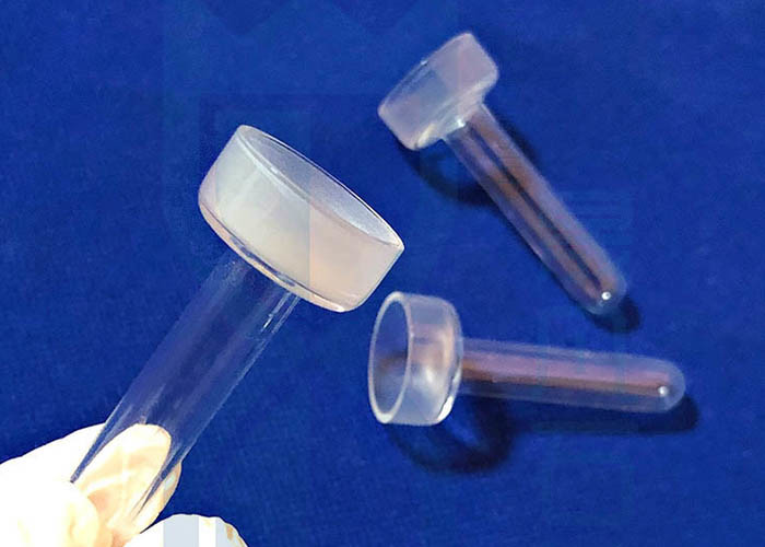 Transparant Surface Scientific Glassware Continue Melting Method Processed Quartz Test Tube