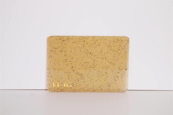 Buy cheap 1220x 2440mm Glitter Acrylic Sheets 3mm Laser Cut Gold Glitter Sheet from wholesalers