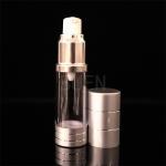 Foundation Plastic Cosmetic Airless Pump Bottles Frosted Acrylic