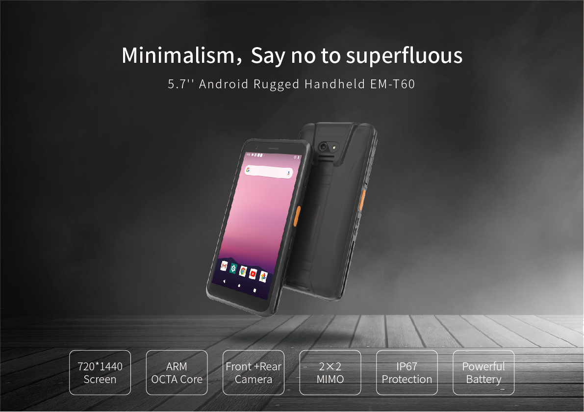 Direct Handheld PDA Wireless Terminal Definition Large Screen Customization 64GB ROM