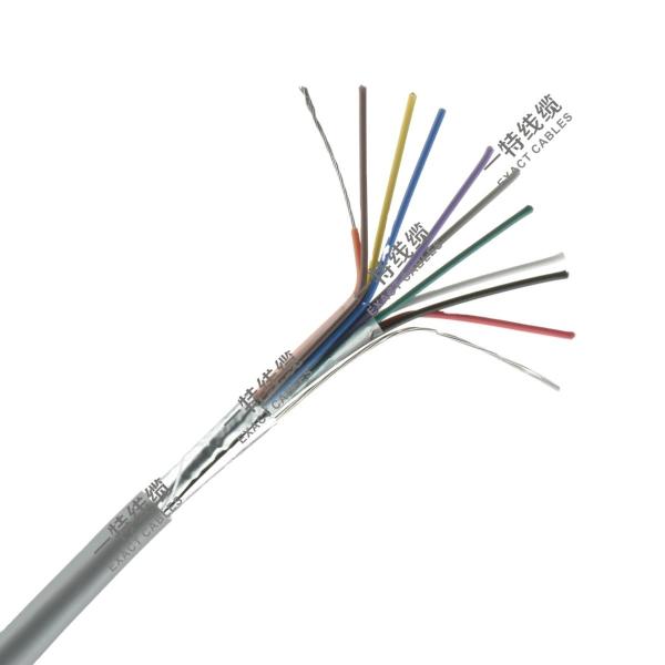 Exact Cables 10x0.22mm2 Shielded Stranded TCCA LSF Insulation Jacket CPR Eca
