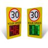 Buy cheap Traffic Sign Reflective Highway Solar Electric Warning Speed Radar Limited from wholesalers