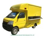 Four Wheel Mini Mobile Kitchen Truck For Snack Cooking / Ice Cream Selling
