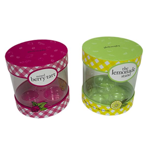 Buy cheap Flat Edge Paper Cans Packaging Custom PET Tube Packaging Box from wholesalers