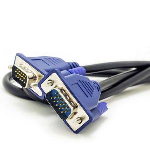 Wholesale 2M VGA Monitor Cables  3+2 Male To Male Vga Cable With Blue Plug from china suppliers