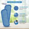 Buy cheap 7"X17" Dry Cleaning Mop Blue Fringes Thick Dry Dust Mop Head from wholesalers