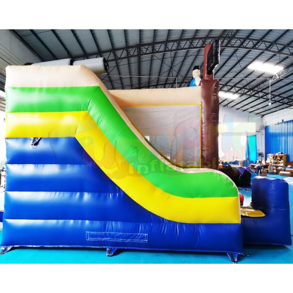 Backyard Inflatable Bouncer Slide Pirate Ship Bounce House