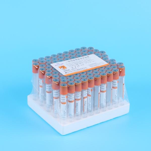 Quality Orang Red Cap Glass Plastic Vacuum Pro Coagulation Tube 1ml - 10ml Disposable for sale