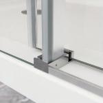 1950mm Shower Cubicles Glass Pivot Shower Door 450 + 450mm Corner Shower