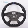 Buy cheap Custom Gloss Carbon Fiber Ford Fiesta Steering Wheel Black Perforated Leather from wholesalers