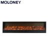 Buy cheap 2000mm Hole In The Wall Electric Wall Fireplace Heater Black Steel Frame from wholesalers