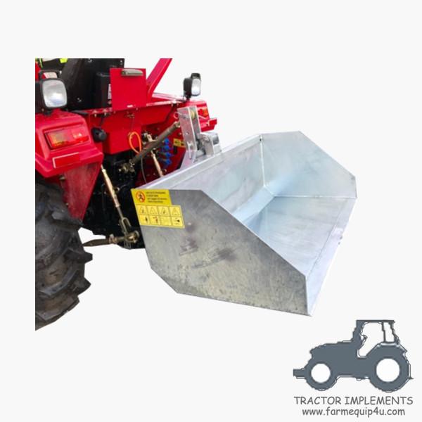 Buy cheap TSCPG - Hot Dip Galvanized 3 Point Tipping Trip Scoop; Farm Transport Box For Compact Tractor ;Tractor Dirt Scoop from wholesalers