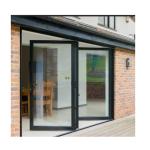 European Style Aluminum Alloy Casement Door Minimalist Design and Triplex Glass