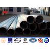 Buy cheap 15M 8KN Gr65 Steel Tubular Pole / Outdoor Lamp Pole With 3mm Wall Thickness from wholesalers